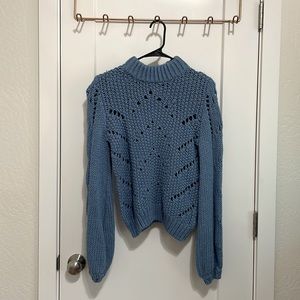 H&M knitted blue sweater